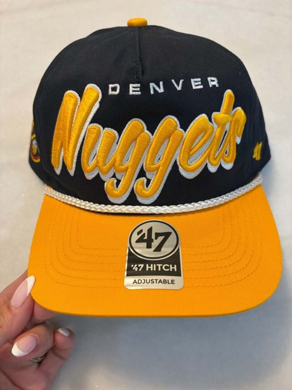 '47 Brand Denver Nuggets Hitch Adjustable Snapback Hat